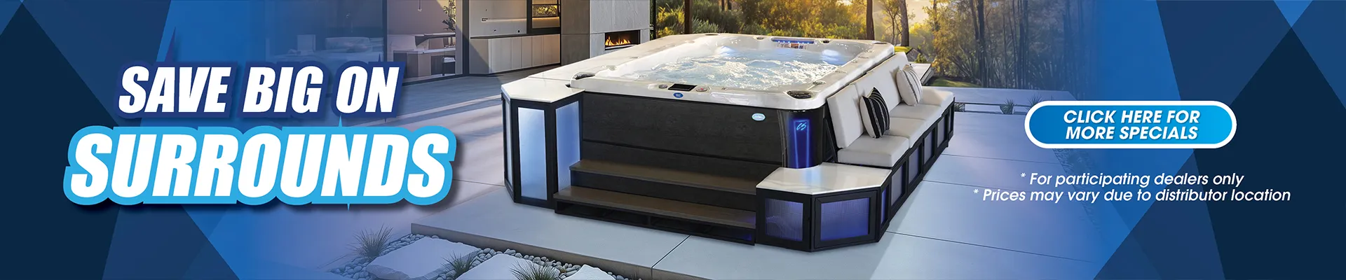 Calspas hot tub being used in a family setting - Battlecreek